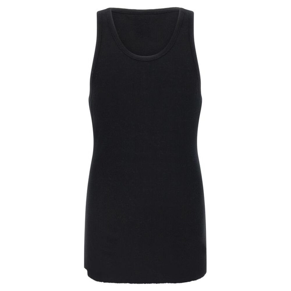 Thom Krom Black Cotton Sleeveles Men's T-Shirt